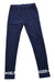 A Navy Leggings from Tommy Hilfiger in size 10Y for girl. (Front View)