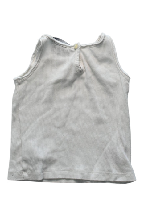 A White Sleeveless Tops from Ralph Lauren in size 6-12M for girl. (Back View)
