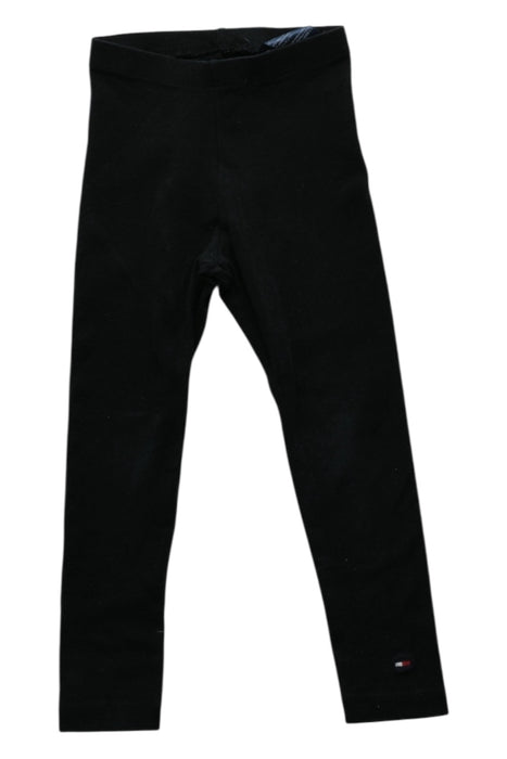 A Black Leggings from Tommy Hilfiger in size 3T for girl. (Front View)