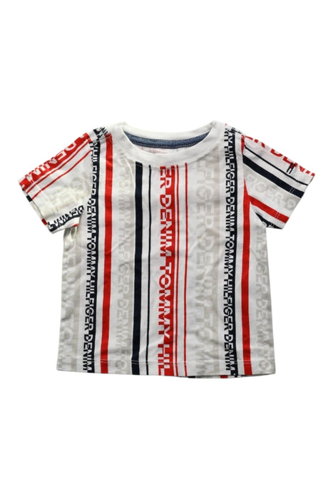 A Multicolour Short Sleeve T Shirts from Tommy Hilfiger in size 6-12M for boy. (Front View)