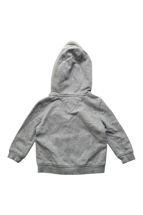 A Grey Zippered Sweatshirts from Tommy Hilfiger in size 12-18M for boy. (Back View)