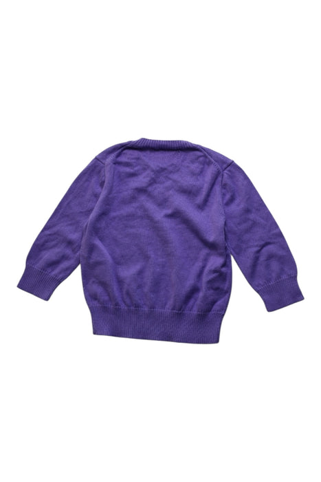 A Purple Knit Sweaters from Polo Ralph Lauren in size 6-12M for girl. (Back View)