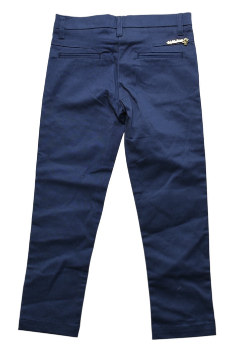A Navy Casual Pants from Hello Kitty in size 4T for girl. (Back View)