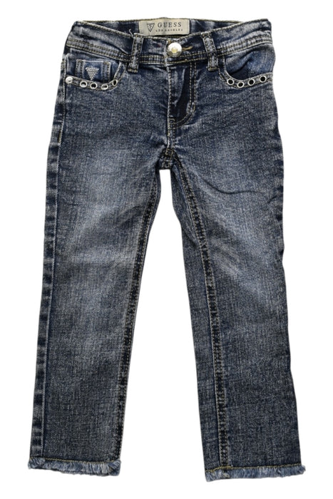 A  Jeans from Guess in size 3T for girl. (Front View)