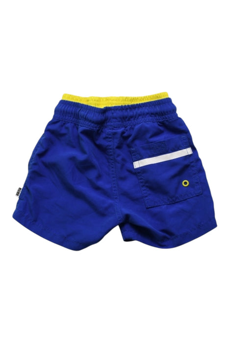 A Blue Swim Shorts from Boss in size 6-12M for boy. (Back View)