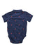 A Navy Short Sleeve Bodysuits from Tommy Hilfiger in size 6-12M for boy. (Back View)