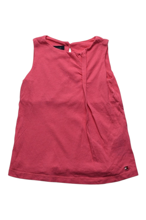 A Pink Sleeveless Tops from Tommy Hilfiger in size 12-18M for girl. (Front View)