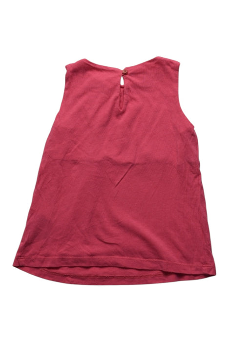 A Pink Sleeveless Tops from Tommy Hilfiger in size 12-18M for girl. (Back View)