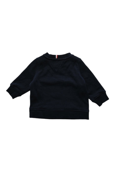 A Navy Crewneck Sweatshirts from Tommy Hilfiger in size 3-6M for boy. (Back View)