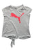 A Grey Short Sleeve T Shirts from Puma in size 5T for girl. (Front View)