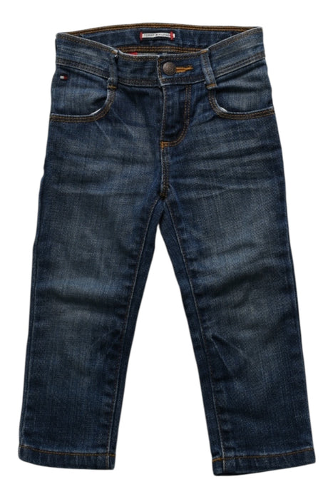 A Blue Jeans from Tommy Hilfiger in size 12-18M for boy. (Front View)