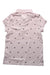 A Pink Short Sleeve Polos from Tommy Hilfiger in size 10Y for girl. (Back View)