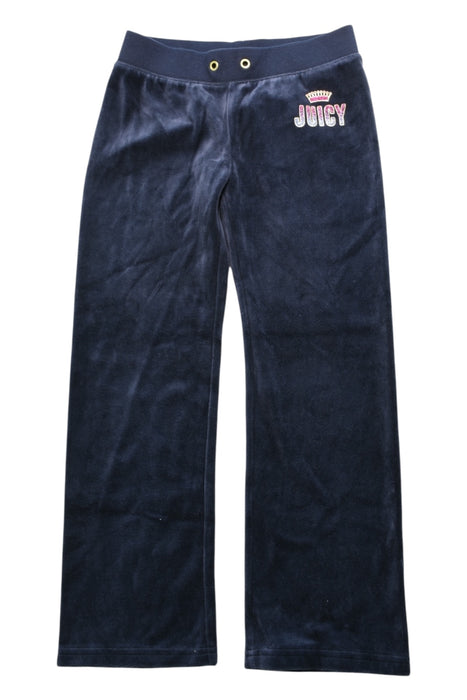 A Navy Casual Pants from Juicy Couture in size 7Y for girl. (Front View)