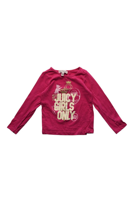 A Pink Long Sleeve Tops from Juicy Couture in size 12-18M for girl. (Front View)