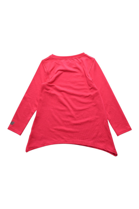 A Pink Long Sleeve Tops from New Balance in size 4T for girl. (Back View)