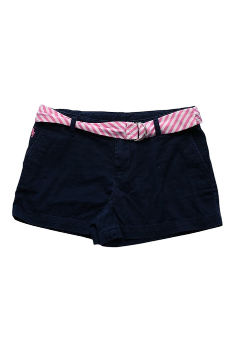 A Navy Shorts from Polo Ralph Lauren in size 6T for girl. (Front View)