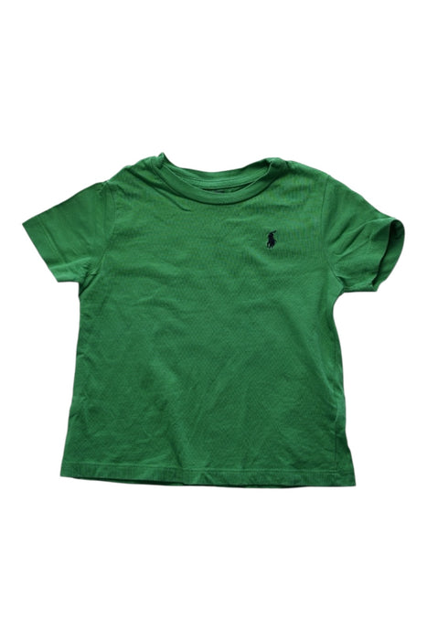 A Green Short Sleeve T Shirts from Ralph Lauren in size 2T for boy. (Front View)
