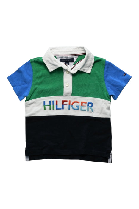 A Multicolour Short Sleeve Polos from Tommy Hilfiger in size 2T for boy. (Front View)