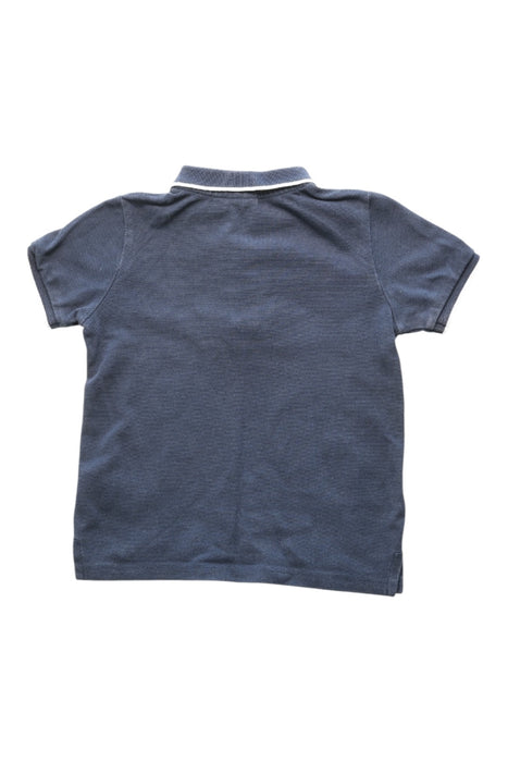 A Navy Short Sleeve Polos from Boss in size 3T for boy. (Back View)