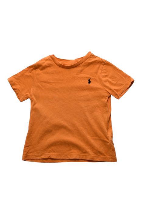 A Orange Short Sleeve T Shirts from Ralph Lauren in size 2T for boy. (Front View)