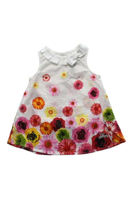 A Multicolour Sleeveless Dresses from Guess in size 3-6M for girl. (Front View)