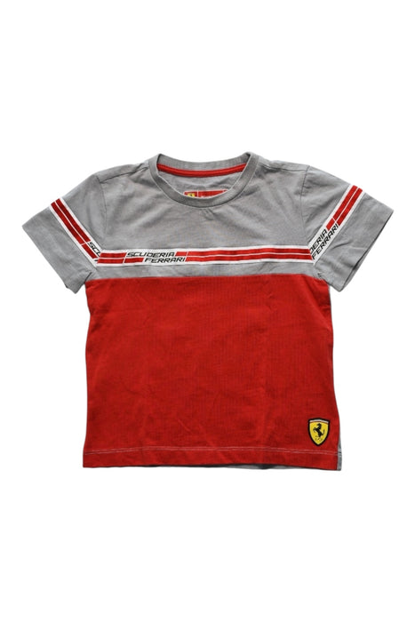 A Grey Short Sleeve T Shirts from Ferrari in size 2T for boy. (Front View)