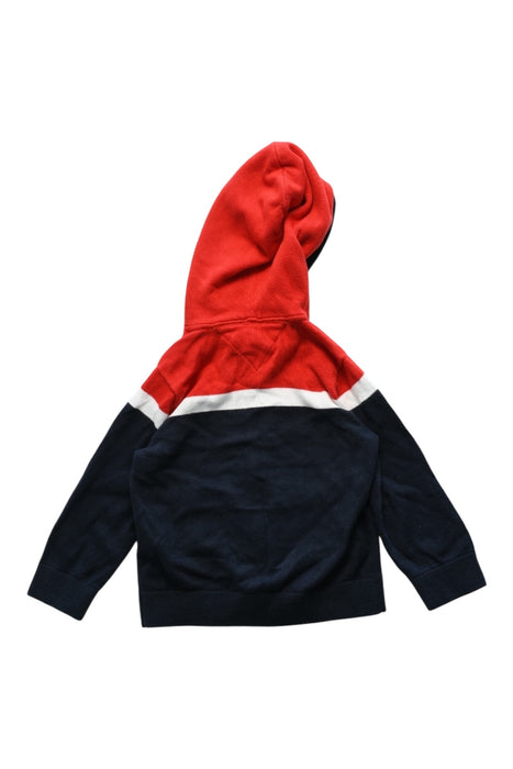 A Red Hooded Sweatshirts from Tommy Hilfiger in size 2T for boy. (Back View)
