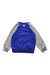 A Blue Crewneck Sweatshirts from Adidas in size 12-18M for boy. (Back View)