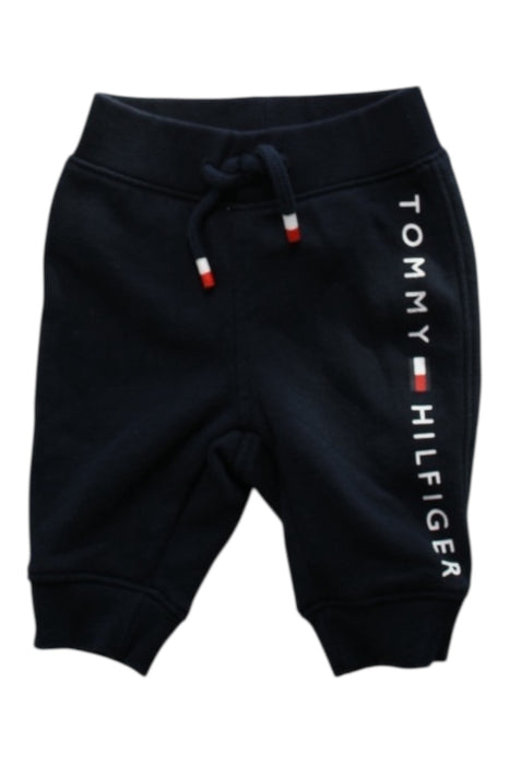 A Navy Sweatpants from Tommy Hilfiger in size 3-6M for girl. (Front View)