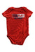 A Red Short Sleeve Bodysuits from Tommy Hilfiger in size 3-6M for girl. (Front View)