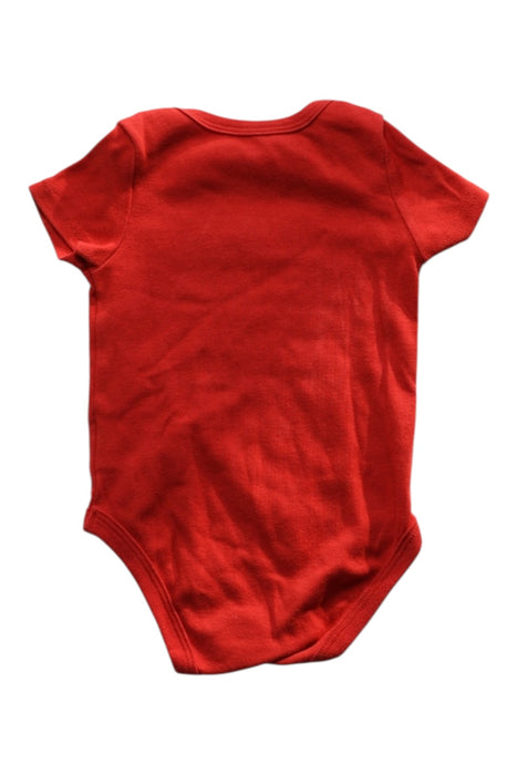 A Red Short Sleeve Bodysuits from Tommy Hilfiger in size 3-6M for girl. (Back View)