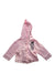 A Pink Buttoned Sweatshirts from Guess in size 3-6M for girl. (Front View)