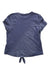 A Navy Short Sleeve T Shirts from Tommy Hilfiger in size 7Y for girl. (Back View)