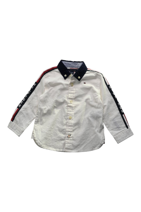 A White Long Sleeve Shirts from Tommy Hilfiger in size 18-24M for boy. (Front View)
