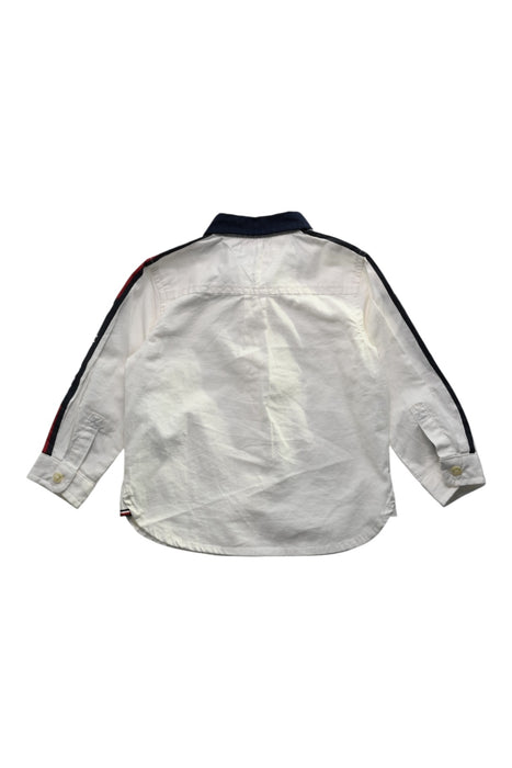 A White Long Sleeve Shirts from Tommy Hilfiger in size 18-24M for boy. (Back View)
