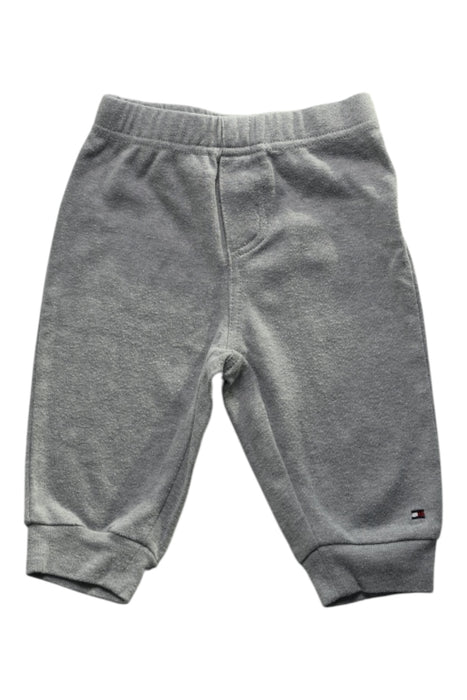 A Grey Sweatpants from Tommy Hilfiger in size 3T for girl. (Front View)