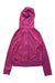 A Pink Hooded Sweatshirts from Juicy Couture in size 7Y for girl. (Back View)