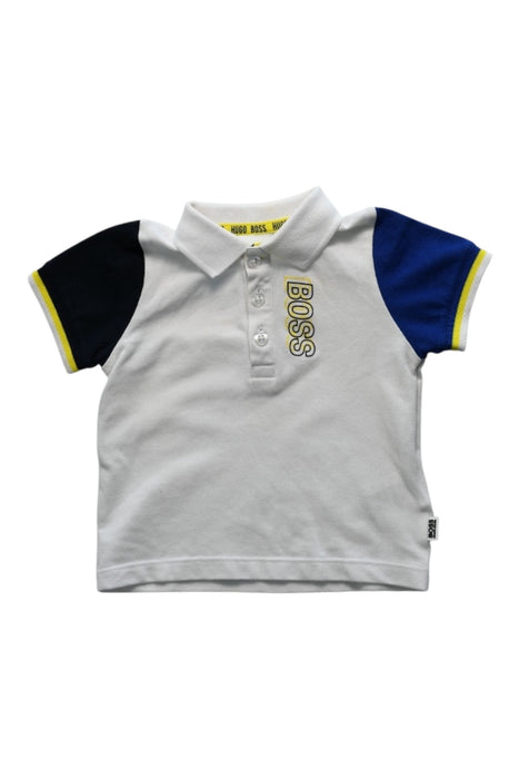 A Multicolour Short Sleeve Polos from Boss in size 3-6M for boy. (Front View)