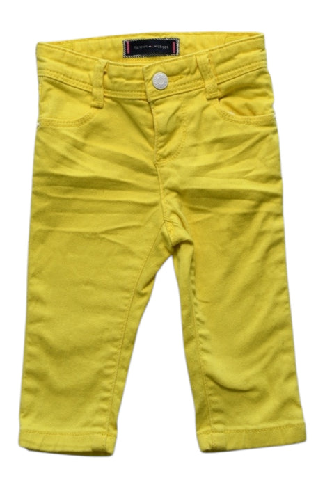 A Yellow Casual Pants from Tommy Hilfiger in size 6-12M for boy. (Front View)