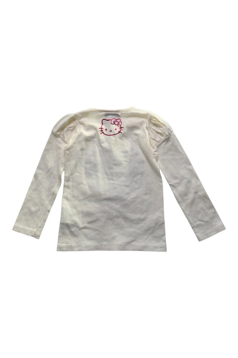 A White Long Sleeve Tops from Sanrio in size 4T for girl. (Back View)