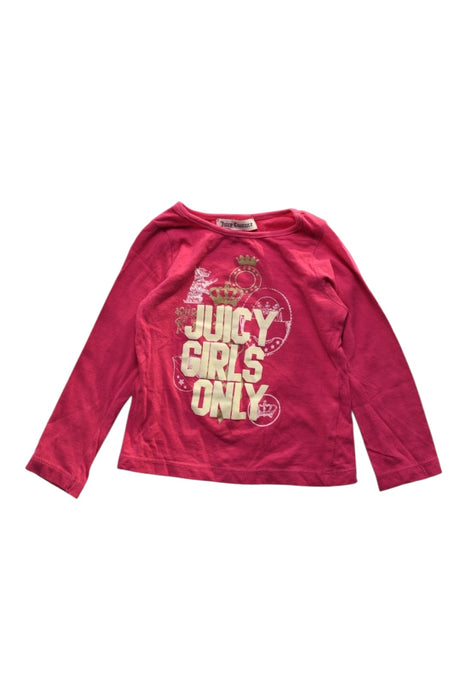 A White Long Sleeve Tops from Juicy Couture in size 3-6M for girl. (Front View)