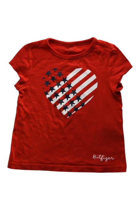 A  Short Sleeve T Shirts from Tommy Hilfiger in size 3T for girl. (Front View)