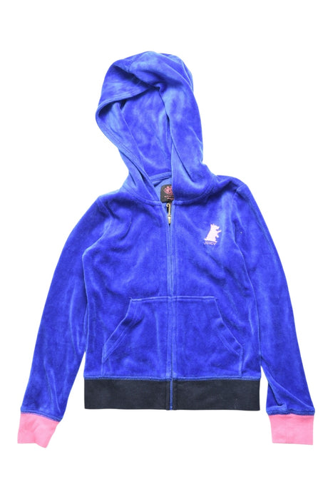 A Navy Lightweight Jackets from Juicy Couture in size 5T for girl. (Front View)