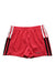 A Red Shorts from Adidas in size 5T for girl. (Front View)