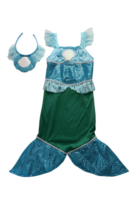A Blue Halloween Costumes from Retykle in size 4T for girl. (Front View)
