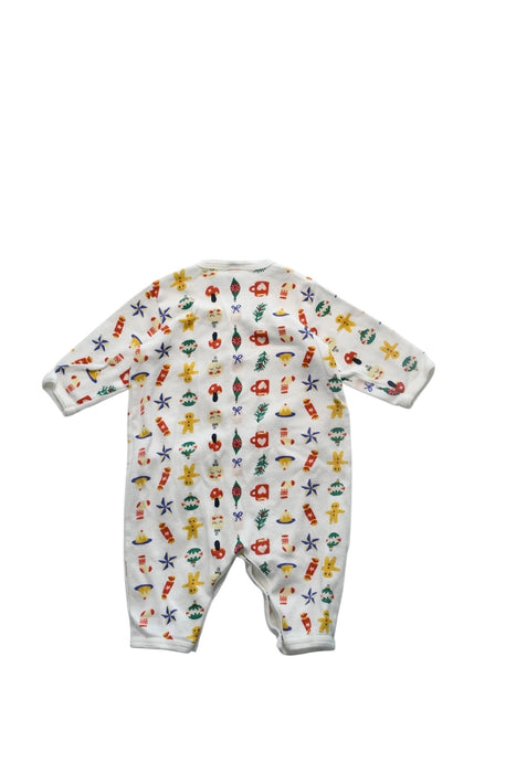 A Multicolour Onesies from Petit Bateau in size 0-3M for neutral. (Back View)