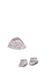 A Pink Beanies from Laranjinha in size 0-3M for girl. (Front View)