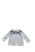 A White Long Sleeve Shirts from Laranjinha in size 3-6M for girl. (Front View)