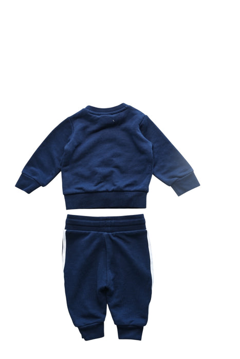 A Navy Pants Sets from Adidas in size 3-6M for boy. (Back View)