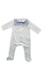 A White Onesies from Laranjinha in size 3-6M for girl. (Front View)
